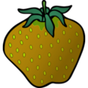 download Strawberry clipart image with 45 hue color