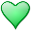 download Heart Gloss 2 clipart image with 135 hue color