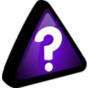 download Red Query Icon clipart image with 270 hue color
