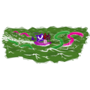 download Python Ogre clipart image with 270 hue color