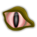 download Croc Eye clipart image with 315 hue color