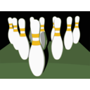 download Bowling Tenpins clipart image with 45 hue color