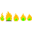 download Fire And Flames Remixes clipart image with 45 hue color