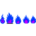 download Fire And Flames Remixes clipart image with 225 hue color