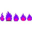 download Fire And Flames Remixes clipart image with 270 hue color