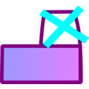 download Tab Remove clipart image with 180 hue color