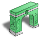 download Rpg Map Symbols Arch clipart image with 90 hue color