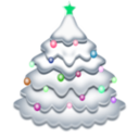 download Christmas Tree clipart image with 90 hue color