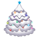 download Christmas Tree clipart image with 135 hue color