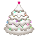 download Christmas Tree clipart image with 270 hue color