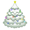 download Christmas Tree clipart image with 0 hue color