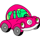 download Happy Beatle clipart image with 270 hue color