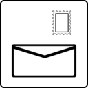 download Hotel Icon Has Postal Outlet clipart image with 180 hue color