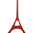 download Eiffel Tower clipart image with 315 hue color
