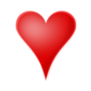 download Heart clipart image with 0 hue color