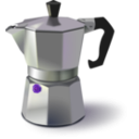 download Italian Coffee Maker clipart image with 225 hue color