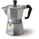 download Italian Coffee Maker clipart image with 0 hue color
