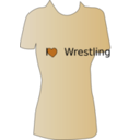 download Wrestling Shirt clipart image with 45 hue color