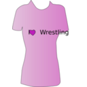 download Wrestling Shirt clipart image with 315 hue color