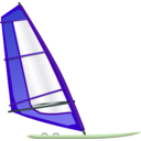 download Windsurfing clipart image with 45 hue color