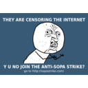 Y U No Join Sopa Strike