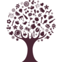 download Abstract Tree clipart image with 315 hue color