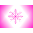 download Snowflake clipart image with 135 hue color