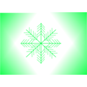 download Snowflake clipart image with 315 hue color