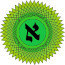 download Absolutely Not Aleph clipart image with 90 hue color