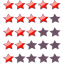 download 5 Star Rating System clipart image with 315 hue color