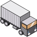 download Iso Truck 3 clipart image with 180 hue color