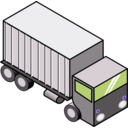 download Iso Truck 3 clipart image with 225 hue color