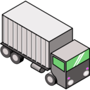 download Iso Truck 3 clipart image with 270 hue color
