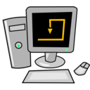 download Computer clipart image with 45 hue color