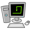 download Computer clipart image with 90 hue color