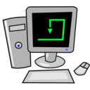 download Computer clipart image with 135 hue color