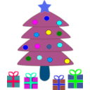 download Christmas clipart image with 180 hue color