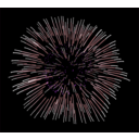 download Fireworks clipart image with 315 hue color