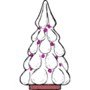 download Snowy Xmas Tree clipart image with 315 hue color