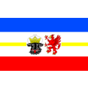 download Flag Of Mecklenburg West Pomerania clipart image with 0 hue color