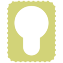 download Simple Light Bulb clipart image with 225 hue color