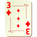 Ornamental Deck 3 Of Diamonds