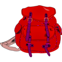 download Backpack clipart image with 315 hue color