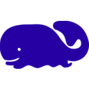 download Whale Icon clipart image with 45 hue color