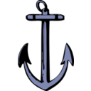 download An Anchor clipart image with 180 hue color