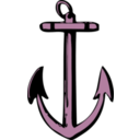 download An Anchor clipart image with 270 hue color