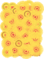 Yellow And Red Circle Pattern Scrapbook Paper