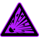 download Signs Hazard Warning clipart image with 225 hue color