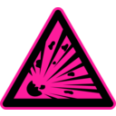 download Signs Hazard Warning clipart image with 270 hue color