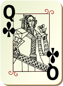 Guyenne Deck Queen Of Clubs
